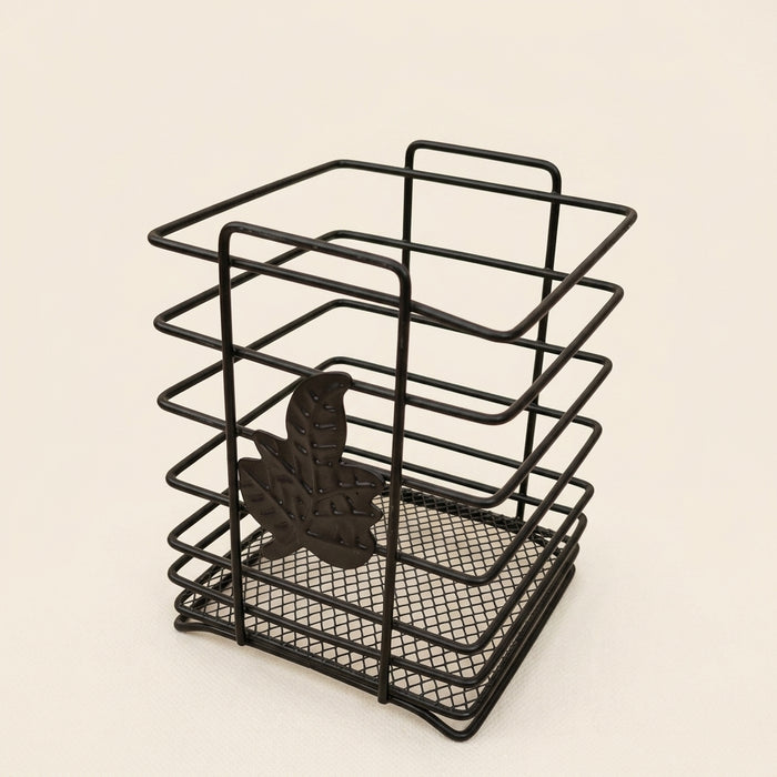 Metal Wire Storage Basket-Multi-Purpose Storage organizer for Pens, Makeup products, Everyday essentials and Kitchen & Bathroom items